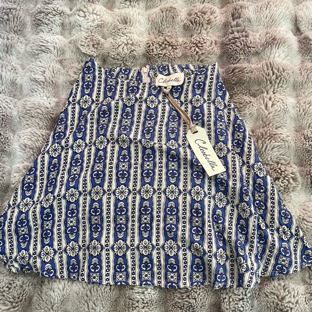 CLEOBELLA AMULDENA AZUL SKIRT NWT SIZE SMALL